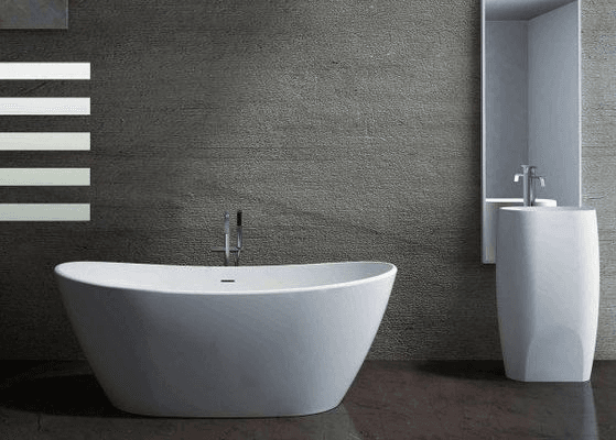 Pietra Bianca Maria Freestanding Stone Bath