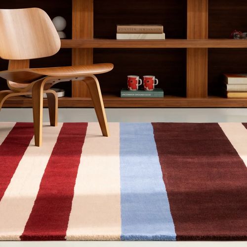 Marimekko Ralli - Burnt Orange | 100% Wool Designer Floor Rug