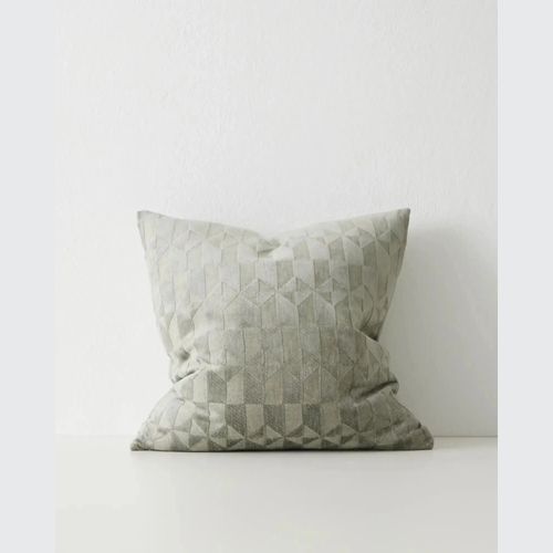 Weave Home Marina Cushion - Laurel | Woven Geometric