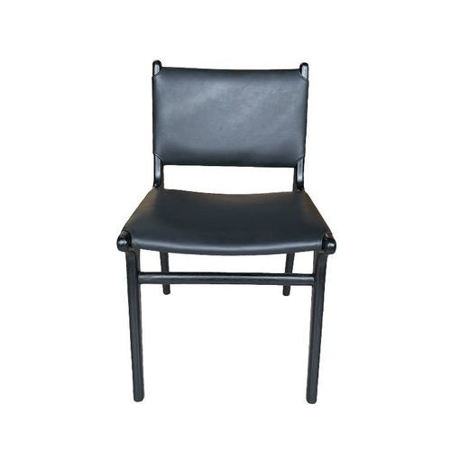 Maya Plush Dining Chair (Black on Black)