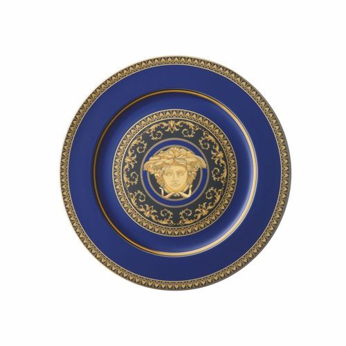 Medusa Blue Service Plate