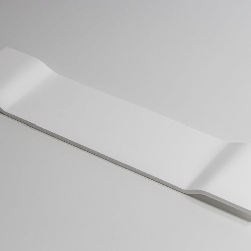 Messina Stone Bath Caddy in Matte White