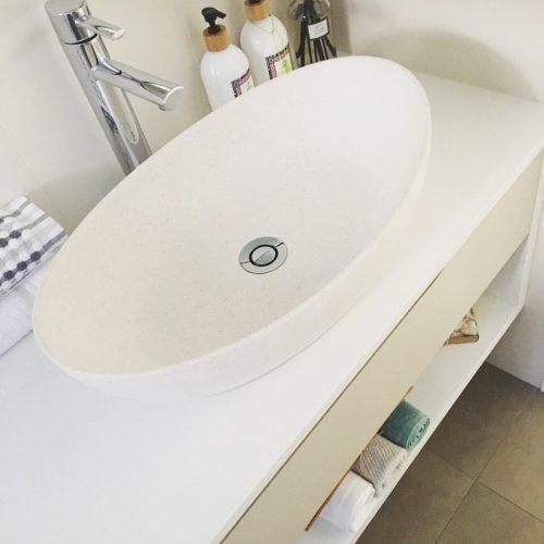 Pietra Bianca Mila Stone Basin