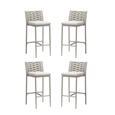 Set of 4 - Miller Outdoor Barstools