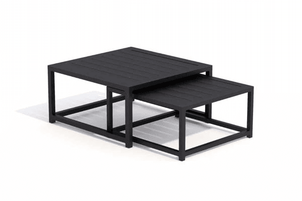 Mood Square Coffee Table Set Black