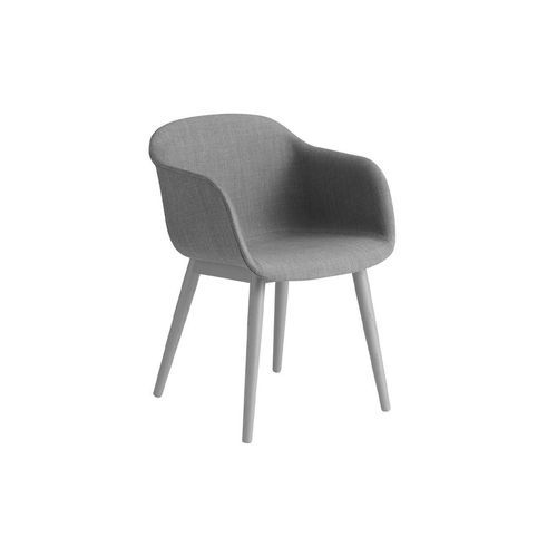 Fiber Armchair - Wood Base
