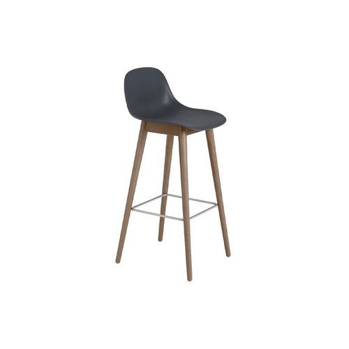 Fiber Barstool - Wood Base