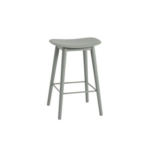 Fiber Barstool - Wood Base w/o Backrest