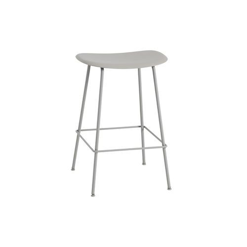 Fiber Counter Stool w/o Backrest - Tube Base