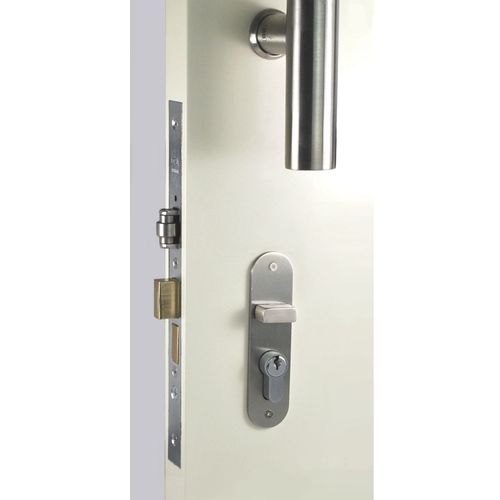 Nidus OZI 3 Roller Mortice Lock Radius OZICRL804ORRADSS