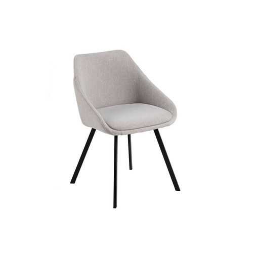 NILES Dining Chair - Beige & Black