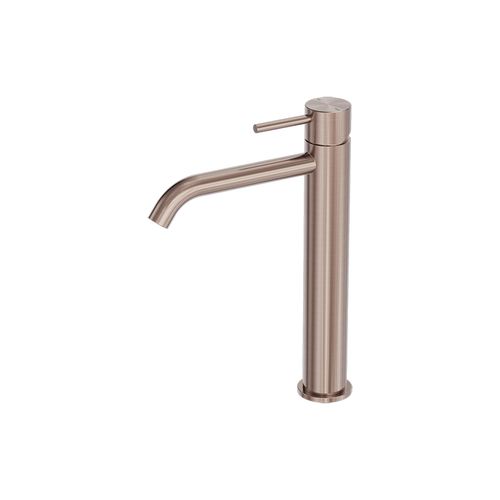 Zen SS316L Tall Basin Mixer | Brushed Bronze