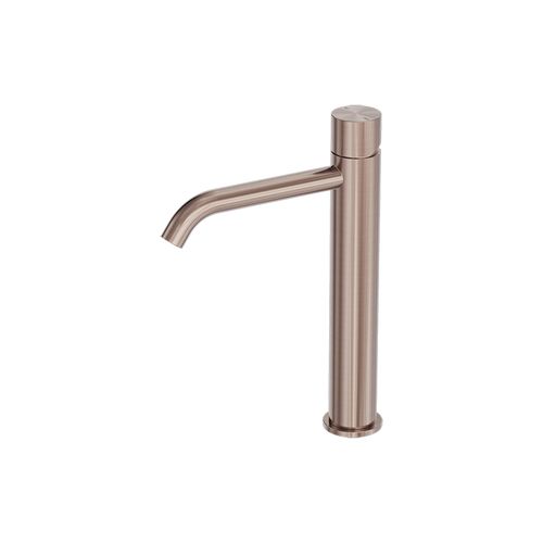 Zen SS316L Tall Basin Mixer Handless | Brushed Bronze