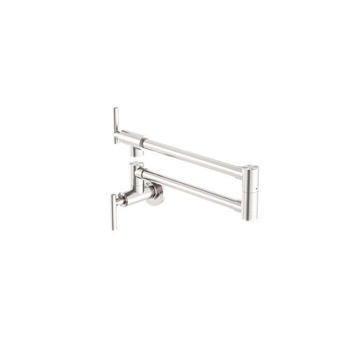 Zen 316L Stainless Steel Pot Filler | Brushed Nickel