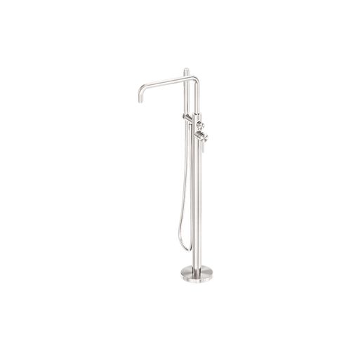 Zen SS316L Freestanding Bath Mixer | Brushed Nickel