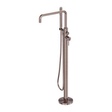 Zen SS316L Freestanding Bath Mixer | Brushed Bronze