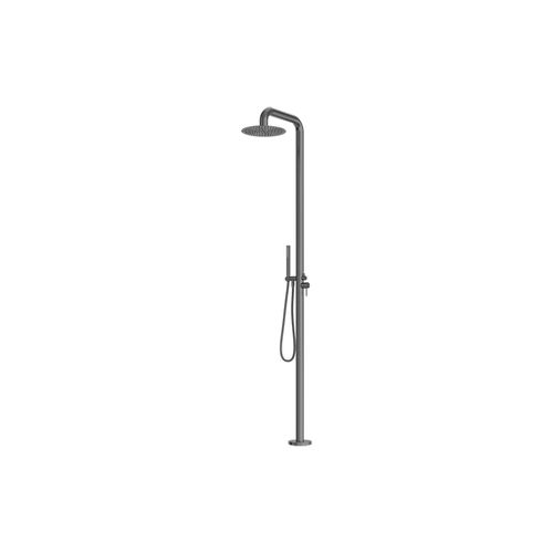 Zen SS316L Outdoor Freestanding Shower Column | Graphite