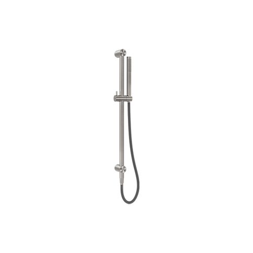 Zen SS316L Shower Rail & Outdoor Shower Hose | Brushed Nickel
