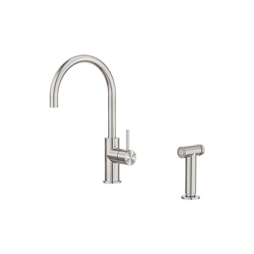 Zen SS316L Kitchen Mixer & Hand Spray | Brushed Nickel