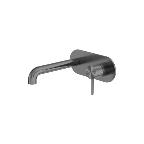 Zen SS316L Wall Basin/Bath Mixer 230mm Spout | Graphite