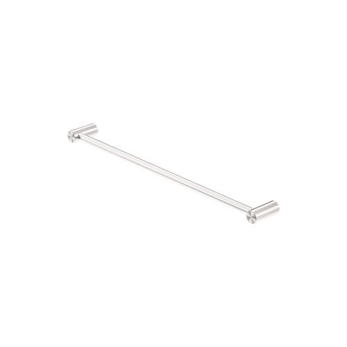 Zen SS316L Single Towel Rail 600mm | Brushed Nickel