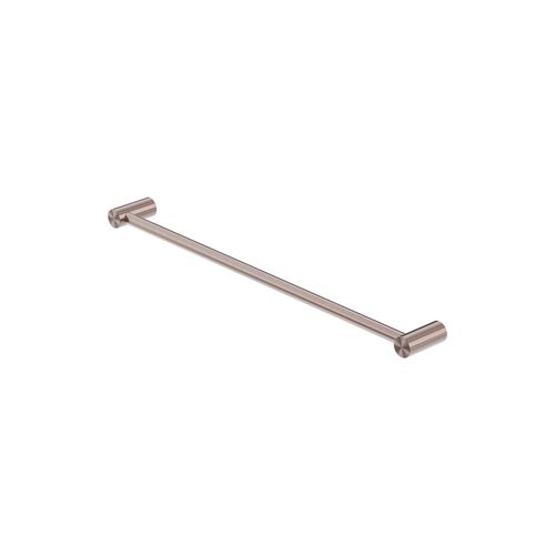 Zen SS316L Single Towel Rail 800mm | Brushed Bronze