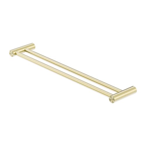 Zen SS316L Double Towel Rail 800mm | Brushed Gold