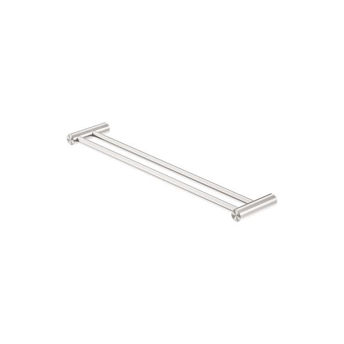 Zen SS316L Double Towel Rail 600mm | Brushed Nickel