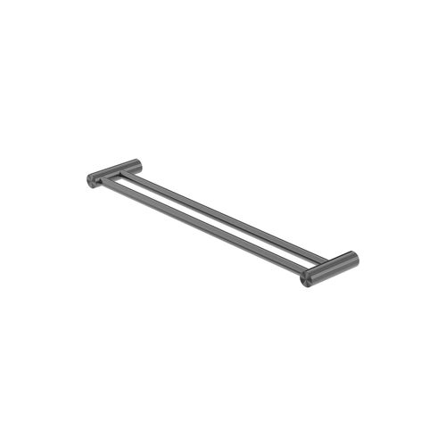 Zen SS316L Double Towel Rail 800mm | Graphite
