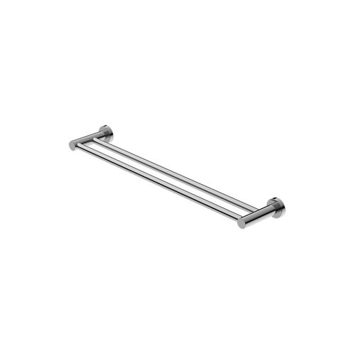 Mecca Double Towel Rail 600mm Chrome