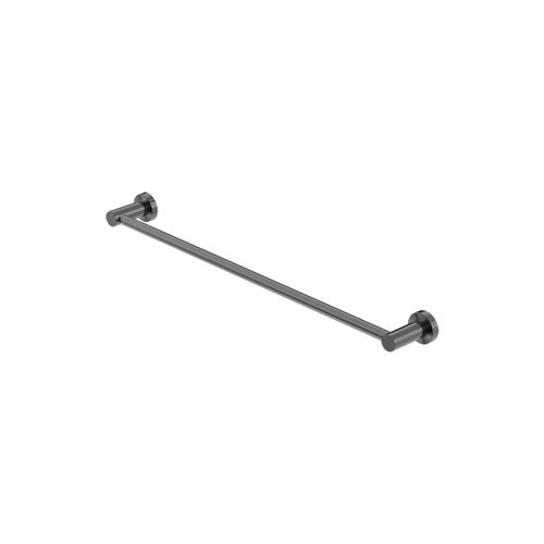 Mecca Single Towel Rail 600mm Gun Metal