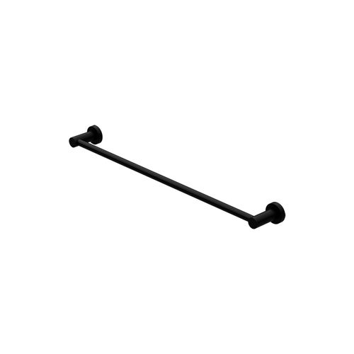 Mecca Single Towel Rail 600mm Matte Black