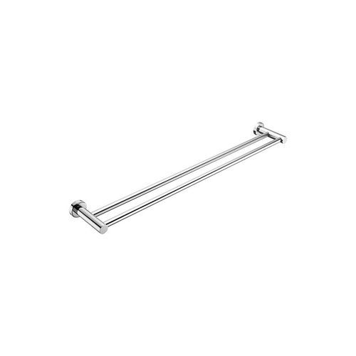 Mecca Double Towel Rail 800mm Chrome