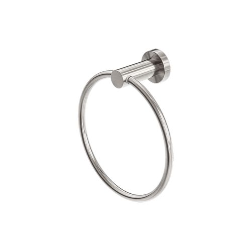 Mecca Hand Towel Ring Brushed Nickel