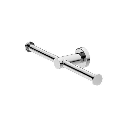 Mecca Double Toilet Roll Holder Chrome