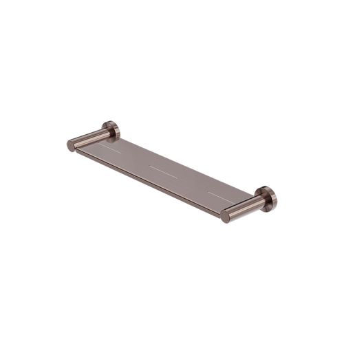Mecca Metal Shower Shelf Brushed Bronze