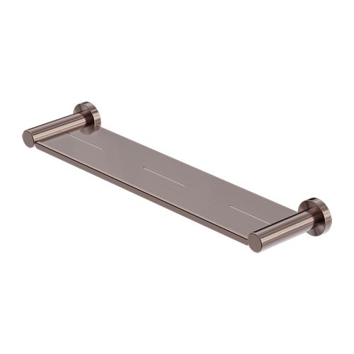 Mecca Metal Shower Shelf Brushed Bronze