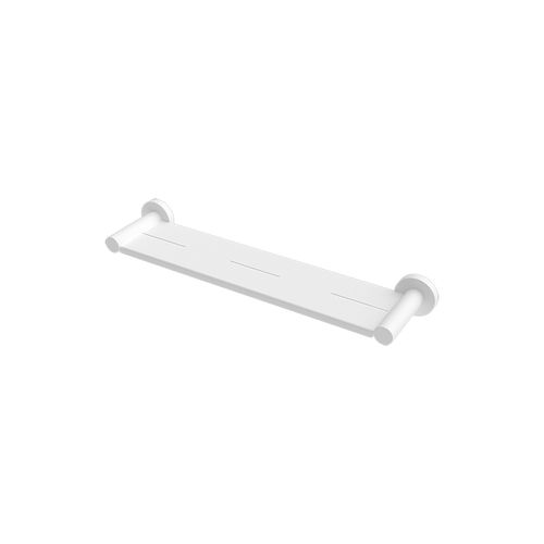 Mecca Metal Shower Shelf Matte White