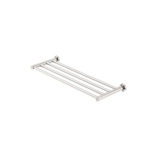 Mecca Towel Rack Brushed Nickel