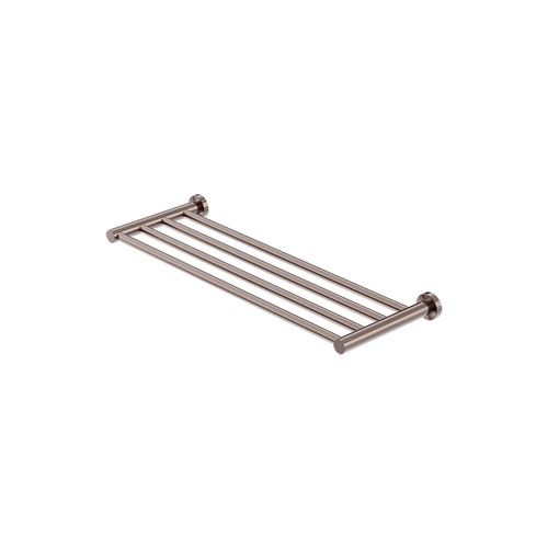 Mecca Towel Rack Brushed Bronze