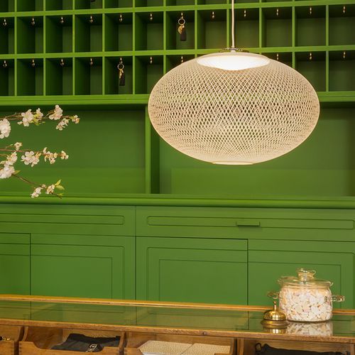 NR2 Medium Suspension Lamp - White