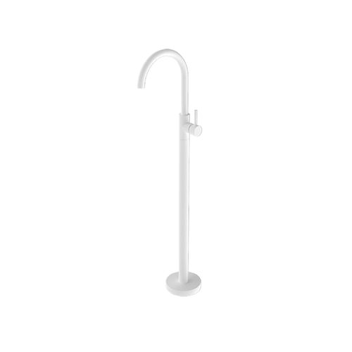 Mecca Freestanding Bath Mixer Matte White