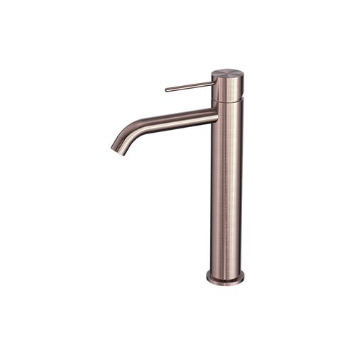 Mecca Tall Basin Mixer Brushed Bronze