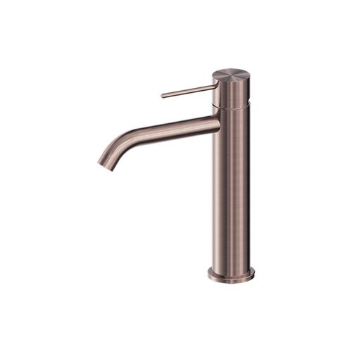 Mecca Mid Tall Basin Mixer Brushed Bronze