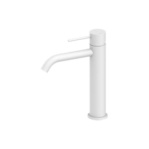 Mecca Mid Tall Basin Mixer Matte White