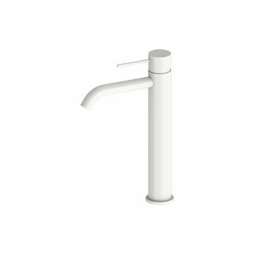 Mecca Tall Basin Mixer Matte White