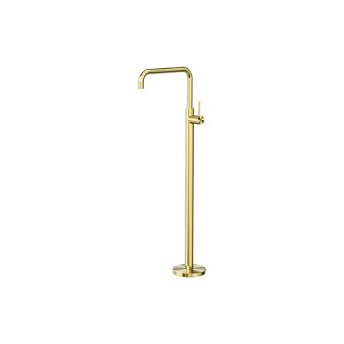 Mecca Freestanding Bath Mixer Square Shape Brushed Gold