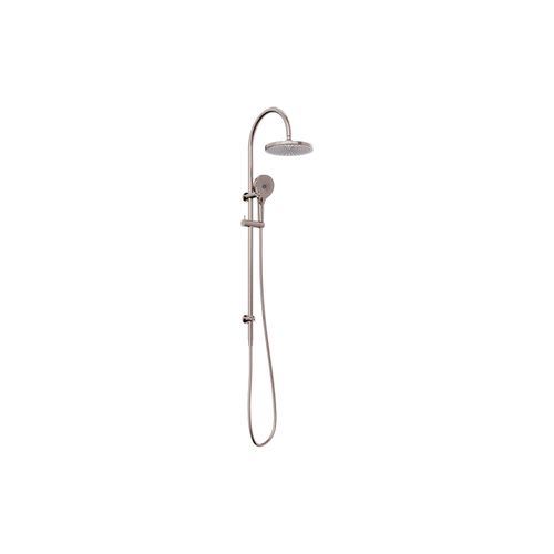 Mecca Twin Shower Brushed Bronze