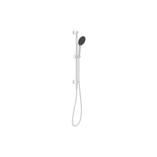 Mecca Shower Rail With Air Shower II Matte White