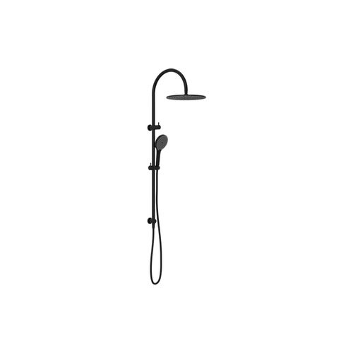 Mecca Twin Shower With Air Shower II Matte Black